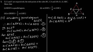 cbse class-9 maths ncert solution - areas of parallelograms and triangles - exercise 9.3 - problem 5
