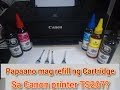 HOW TO REFILL CANON TS207 PRINTER 🖨️ CARTRIDGE / TAGALOG