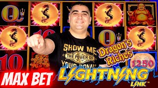 High Limit Lightning Link Happy Lantern & Dragon Riches Slot Machine BONUSES & BIG WIN | SE-7 | EP-7