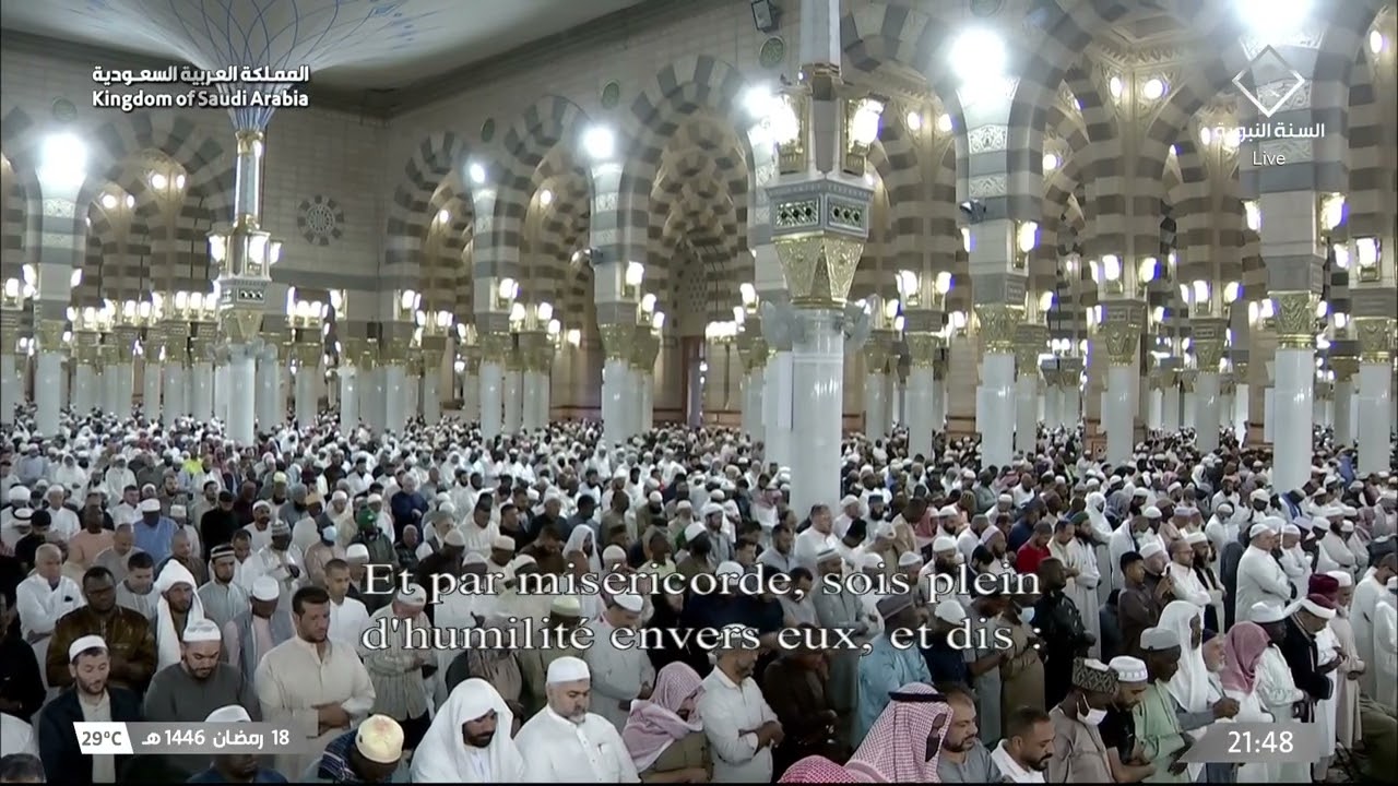 صلاة التراويح للشيخ محمد برهجي ليلة 19 رمضان 1446هـ - التسليمتان الأخيرتان