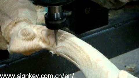 Woodworking CNC Router with Rotary Axis