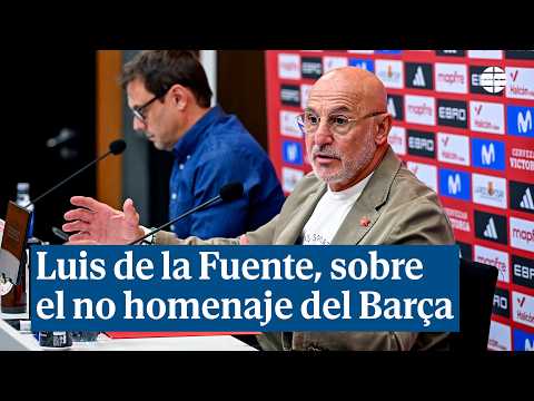 Luis de la Fuente says it’s "a shame" that Barça refused to honor the world champions