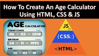 Age Calculator In HTML, CSS & JS | How To Create Age Calculator screenshot 5