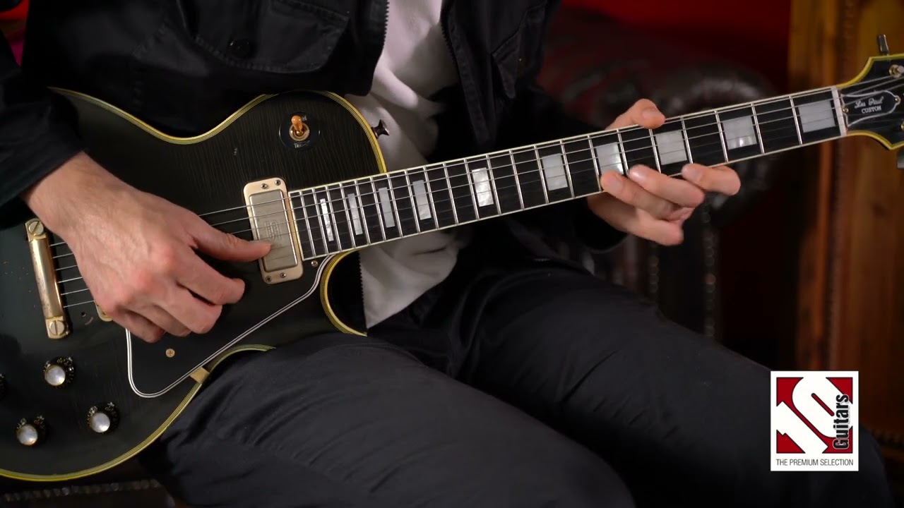 2014 Gibson Les Paul Custom 54 Robbie Krieger "L A  Woman" Aged | Guitar Demo