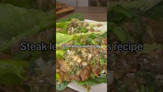 Steak Lettuce Boats Recipe