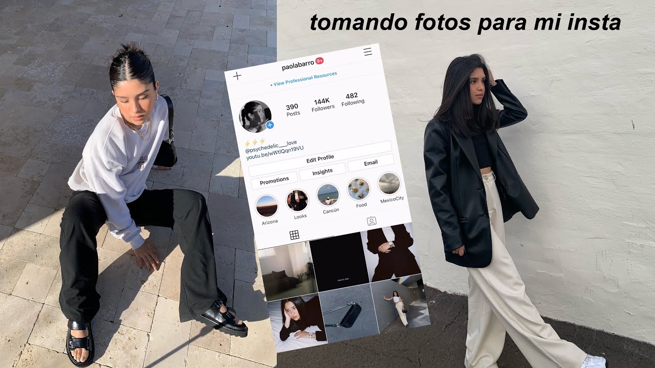 Tomándome fotos sola para mi instagram