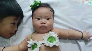 Bikini For Baby Girl Crochet 1 Months And 3 Months Old Baby