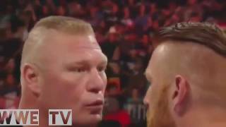 Look What's Happen on Brock Lesnar Vs Heath Slater - WWE RAW 15th August 2016 Full Match 1080p