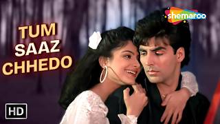 Tum Saaz Chhedo | Dil Ki Baazi (1993) | Lata Mangeshkar| Akshay Kumar | 90s Hit Romantic Song
