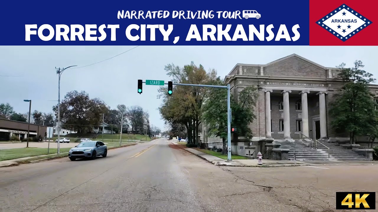 🚗 Forrest City, Arkansas 🚗 4K Drive