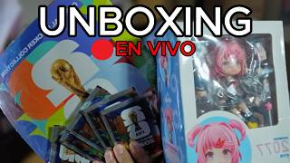 🔴Album y Stickers del Mundial + Nendoroid Natsuki en Vivo🔴