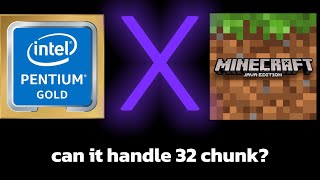 Minecraft Performance on Intel Pentium 4417U Potato Laptop – 32 Chunk Test & Review (Low key edit)