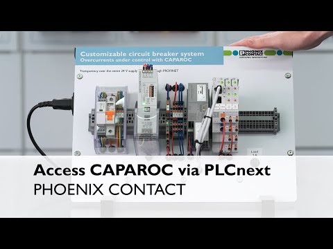 Remote access to control cabinets with CAPAROC and PLCnext