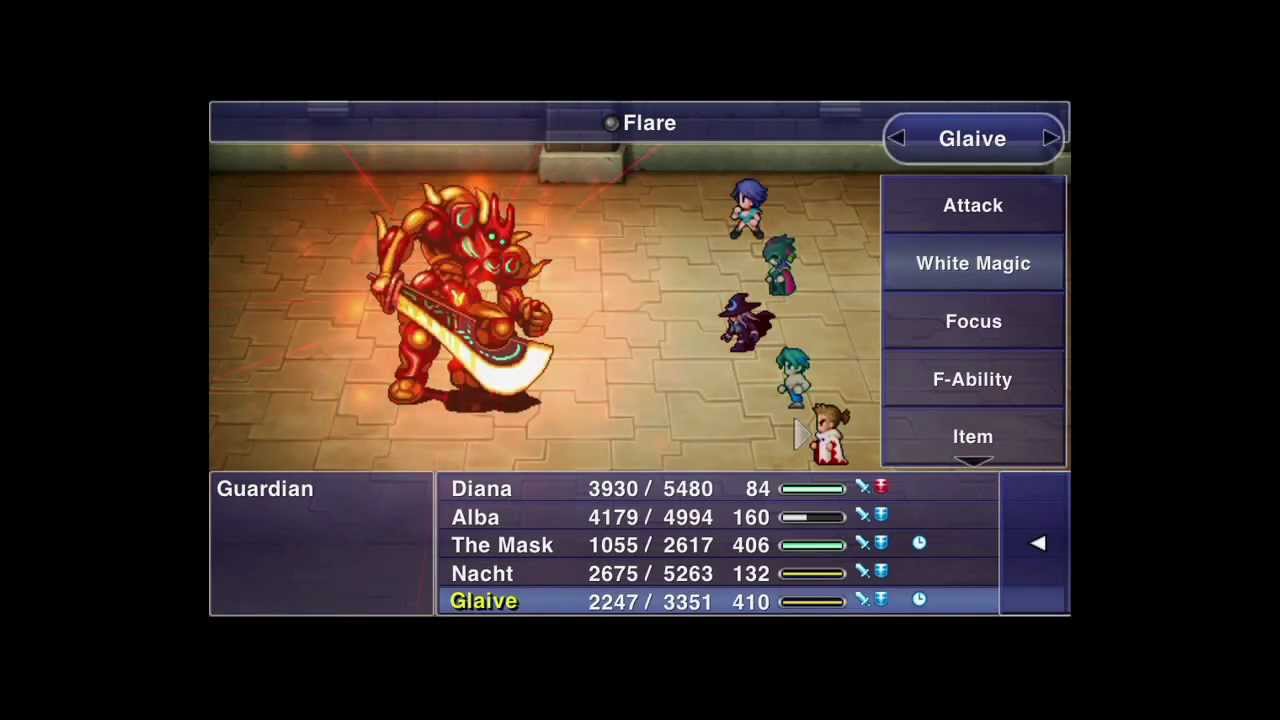 Final Fantasy Dimensions (iOS) - Boss #29 - Guardian