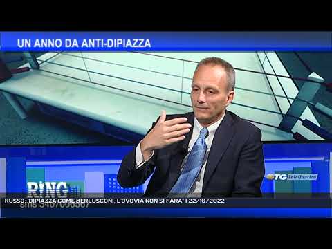 RUSSO: 'DIPIAZZA COME BERLUSCONI, L'OVOVIA NON SI FARA'' | 22/10/2022