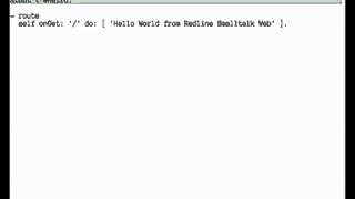 Redline Smalltalk - Small talk #1 - Stout Hello World