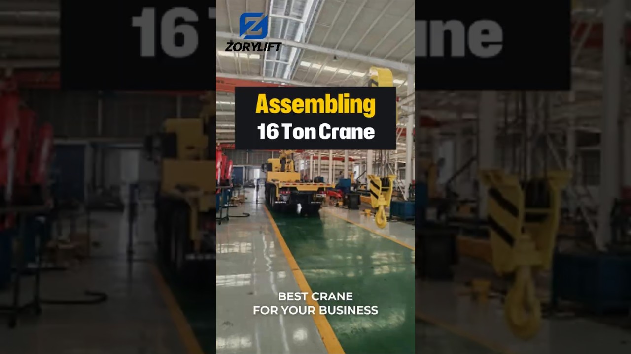 ZORYLIFT SQS400G-4 | 16T Hydraulic Telescopic Truck Mounted Crane | #HeavyDuty #Crane