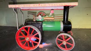 STEAM TESTING MY MAMOD TE1A TRACTION ENGINE PRIOR TO THE HUNTON