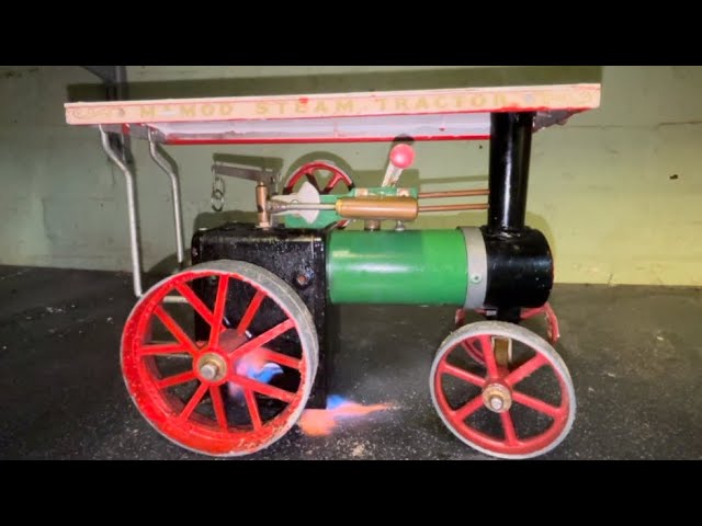 STEAM TESTING MY MAMOD TE1A TRACTION ENGINE PRIOR TO THE HUNTON