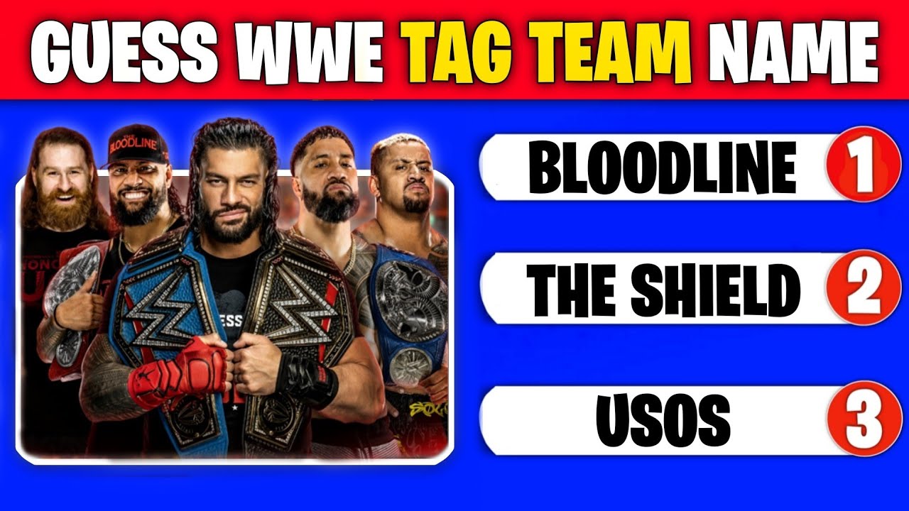 Can You Guess Wrestling Teams  🔥☠️😎