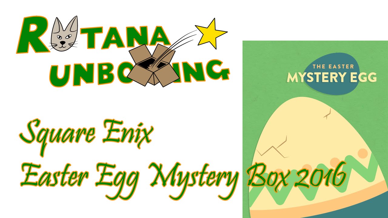 Square Enix Easter Egg Mystery Box Unboxing 2016