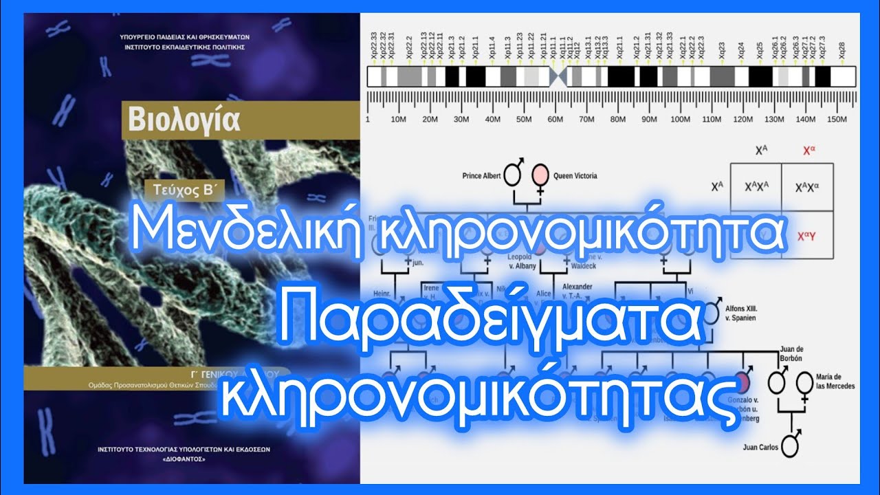 Γενεαλογικά δένδρα & τύποι κληρονομικότητας • Μενδελική κληρονομικότητα • Κεφ. 5.3