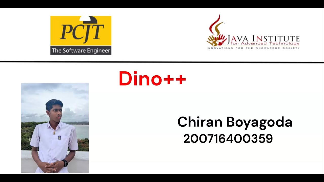 JavaScript 2D Game Development | Java Institute | Chiran Boyagoda - YouTube