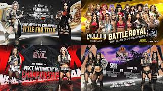 WWE Giulia PPV Match Card & Results Compilation (2024-2026) w/ Special Events | Giulia
