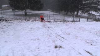 Sledding gone wrong