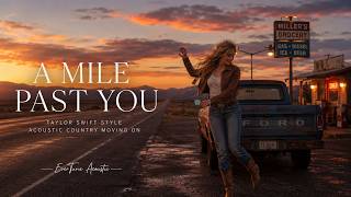 A Mile Past You 💔 | Taylor Swift Style Acoustic Country Moving On Song