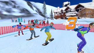 Snowboard master 3D game | Level 3 & Level 4 | Burf ki Race | snow racing | Hannaan Gamer | screenshot 5