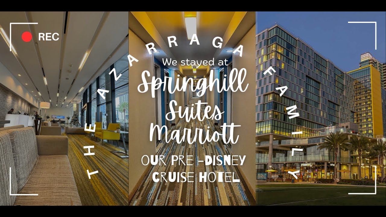 Cruise Vlog : Springhill Suites Marriott | Where to stay before your Disney cruise | San Diego, CA