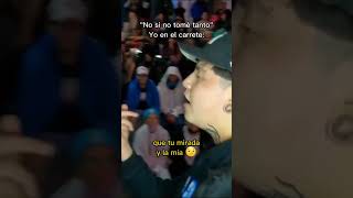 Le robó un beso en plena batalla y lo dejó reiniciando el Windows 😂🎤 #freestylerap #humor