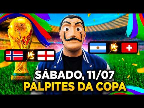 PALPITES DA COPA DO MUNDO PARA SÁBADO 11 07 2026 + BILHETE PRONTO + PLACAR EXATO