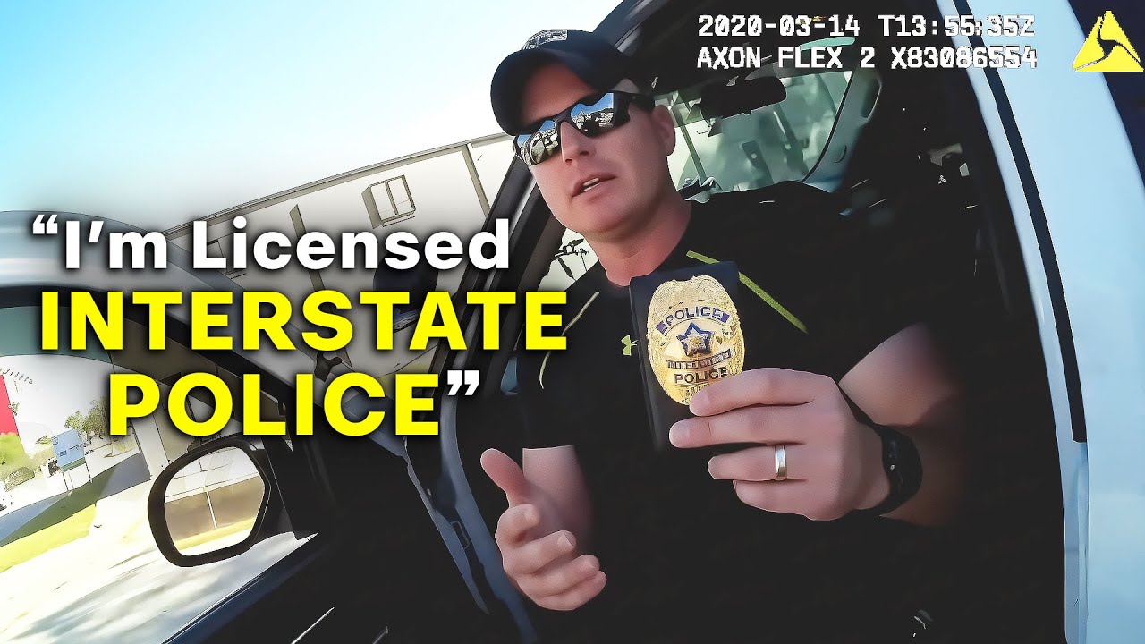 Serial Police Impersonator Argues With Officer, Gets Citations - Fake Lights, No Insurance