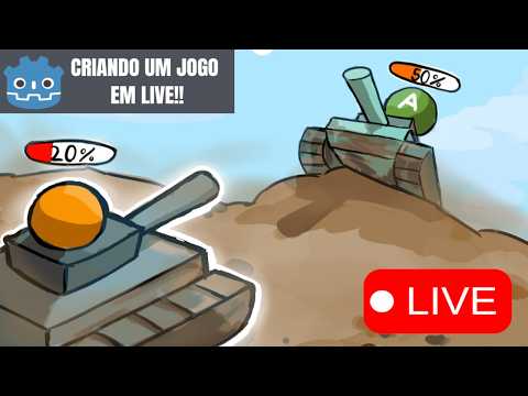 Criando um jogo estilo Worms com integração do chat da live - Parte #10  (ao vivo!)