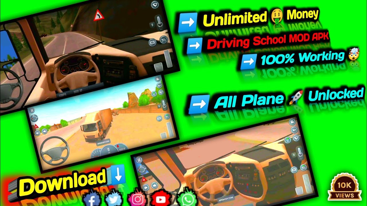 Driving School MOD APK [ Unlimited 😵 Money All Car Unloked ]_MAARJ