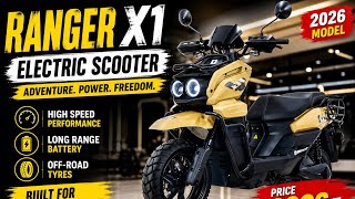 Ranger X1 Electric Scooter ⚡ Full Review | Price, Range, Features &amp; Off-Road Design (2026)