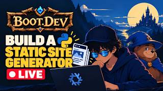 Build a Static Site Generator in Python | C3: Inline P1 | Live Coding | Boot.dev
