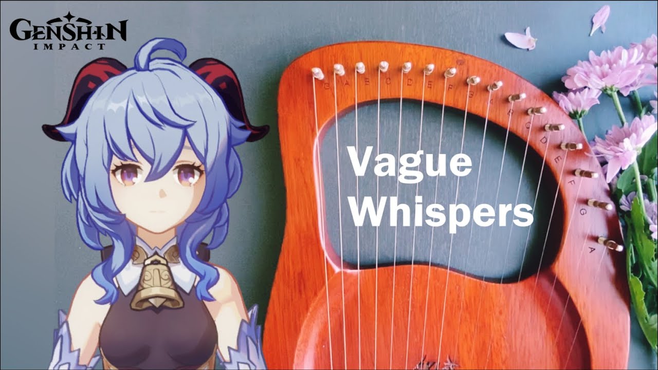 Vague Whispers (Liyue Mountains) - Genshin Impact | Lyre Harp Cover (with notes)