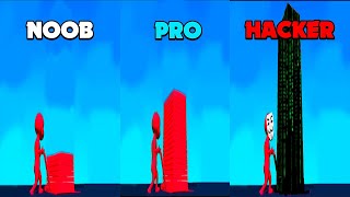 Famous 🤣👌 NOOB vs PRO vs HACKER 💥¿Who are you?💥- Stack Colors🔥! Net Worth
