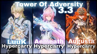 S0 LuuK Herssen Hypercarry Team|S0 Aemeath Hypercarry |S0 Augusta F2P Team| TOA |Wuthering Waves 3.3