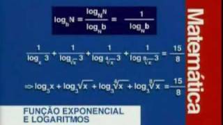 Matemática - Função Exponencial e Logaritmos - Parte 2 - 2