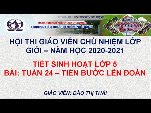 Video Hội thi Giáo viên chủ nhiệm lớp giỏi, lớp 5/2 . Tiết... - YouTube