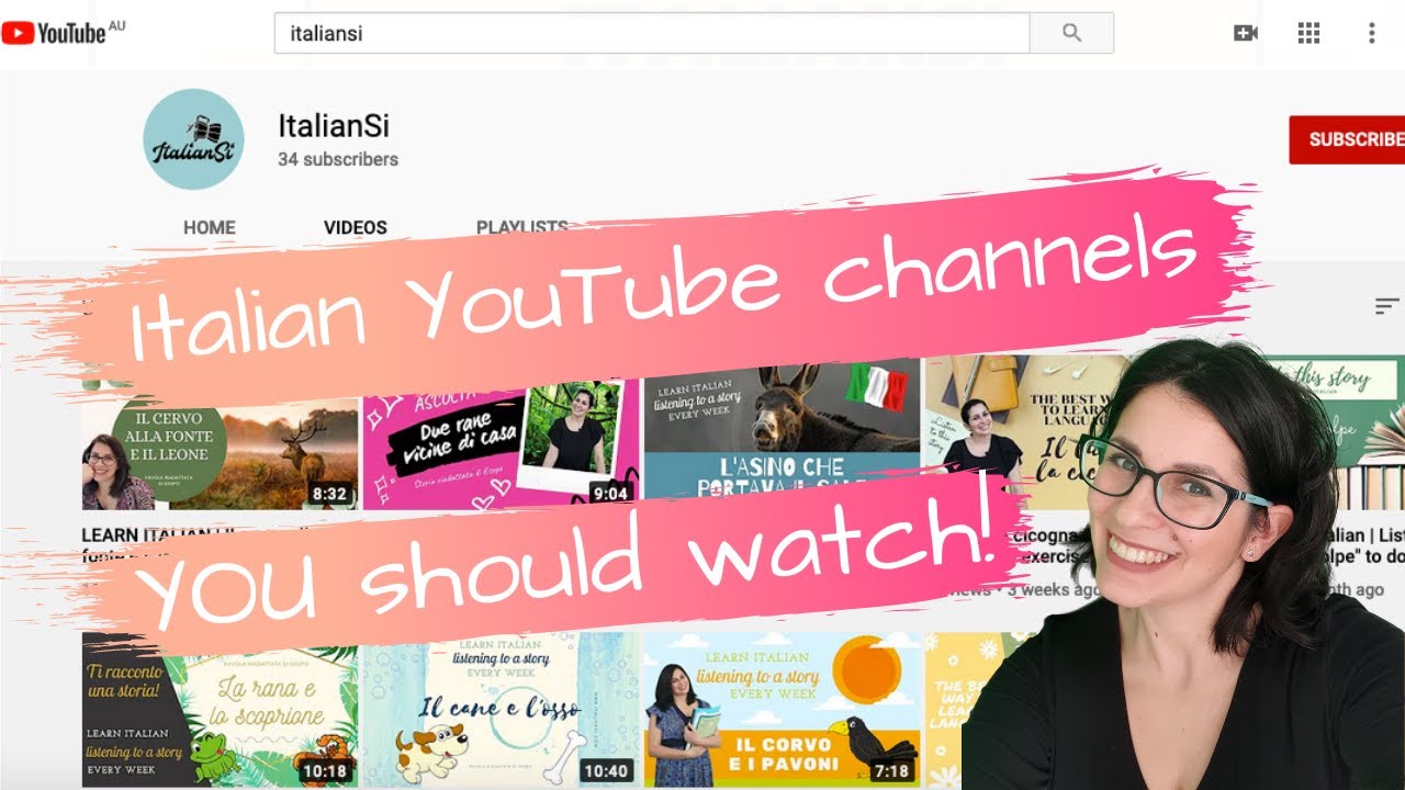 4 Italian YouTube Channels You Should Follow to practice your Italian ALL levels Learn