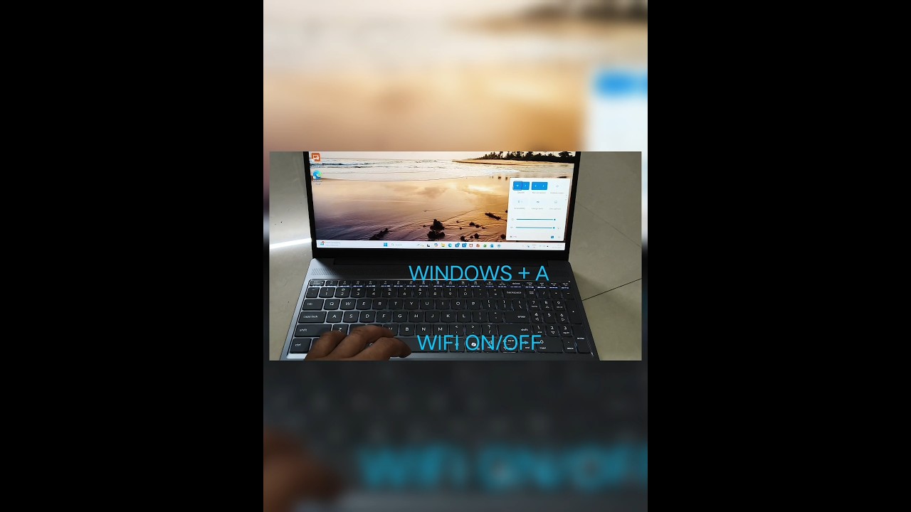 WIFI ON/OFF kaise kare | Shortcut Wifi On/off for laptop 
