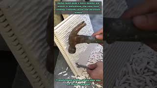 Creating stunning unique textured wall designs with basic tools