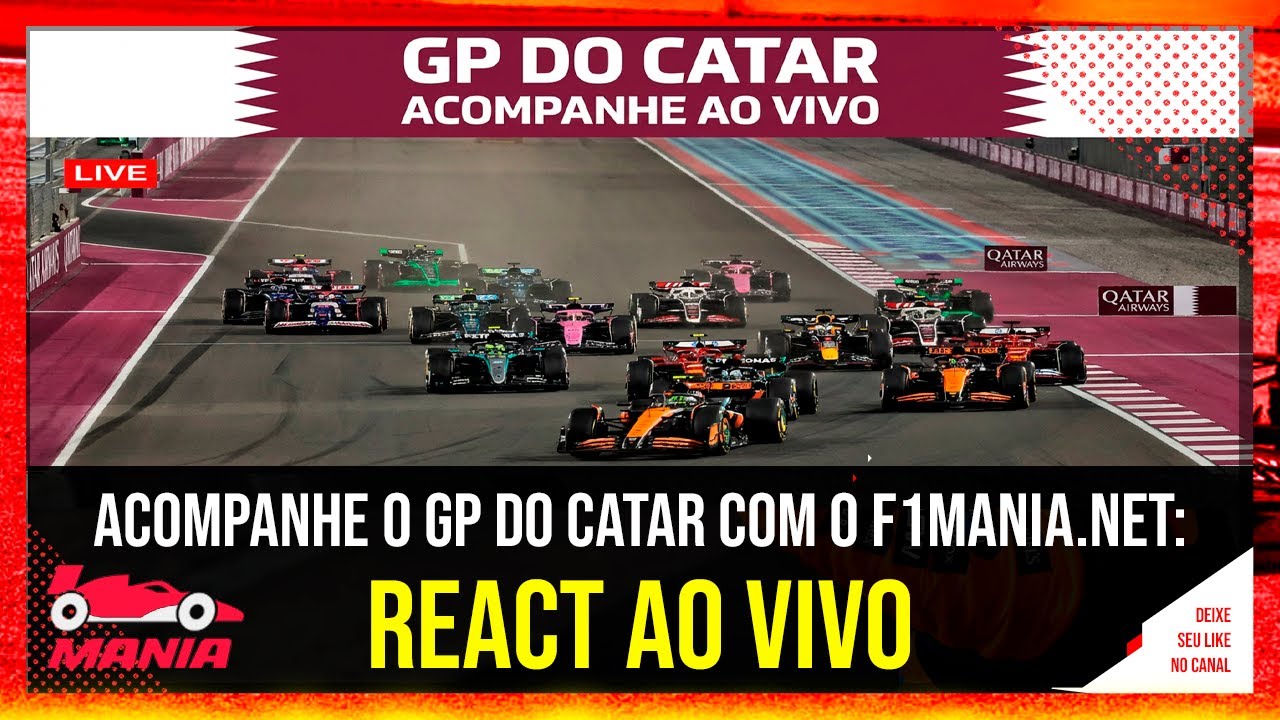 GP do Catar e a possível decisão do mundial de Fórmula 1 | Transmissão React