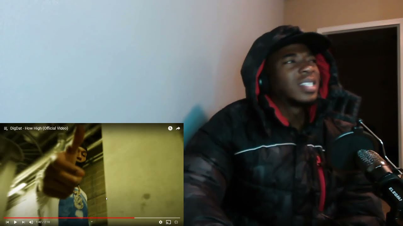 "THE RETURNNN" DigDat - How High REACTION NIGERIAN-AMERICAN  (Official Video) | Sayless Media