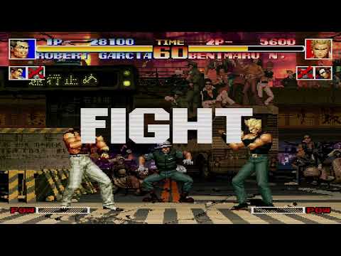 The King of Fighters '94 - Ryo, Robert, Takuma vs. Goro, Benimaru, Kyo 2